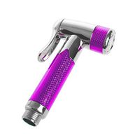 OTGO Multifunction Stainless Steel Handheld Bide Diapers Sprayer Shower ABS Toile Wash Bathroom (Pink)