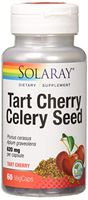 Solaray Tart Cherry & Celery Seed Fruit Extract 620 Mg Multivitamins, 60 Count