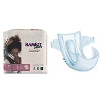 Bambo Nature Disposable Diapers, Size 5, 24-55 lbs. - Pack of 27