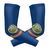 poeticcity Idaho Flag 1 Pair Arm Sports Sleeves Cooling Warmer UV Protection