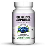 Maxi Health Bilberry Supreme with Eyebright and Lutein Eye Support Formula, 60 Count