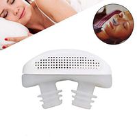 Aids Snore Reducing Bastion, Snore Stopper Snoring Solution Devices, Anti Snoring Chin Strap with Nose Vents Plugs, Nose Clip Sleeping Breath Aids Device, Stop Snoring Aids Devices Solution