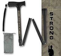 Foldable Walking Cane Military Veteran US Army Strong Collapsible Lightweight Travel BFunkyMoblity
