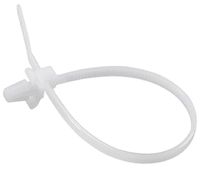 Monoprice Winged Push Mount Cable Ties 3.6 x 150mm 100pcs, White