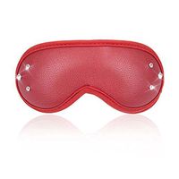 Briviee Red Blindfold Mask Eye Mask with Diamond for Halloween Stage Props Kit for