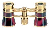 Eschenbach Glamour red 3x25 Opera Binoculars for Adults