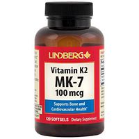 Lindberg MK-7 Vitamin K2 100 mcg (120 Softgels)
