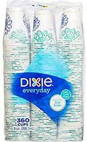 Dixie Cold 9oz Cup, 360 Count (Styles May Vary) - PACK OF 2 (360)