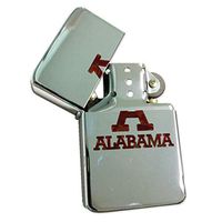 Alabama Camoflauge - Silver Lighter Windproof Flip-Top Refillable with tin Gift Box