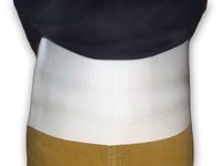 AT Surgical Abdominal Binder, 3 Panels, 9" Wide, White (Medium)