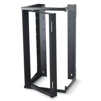 Black Box 19U Wallmount Rack 12-24 Tapped Rails Holes 75lb. Capacity