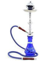 BLUE SWAN hooakh water glass vase set + pipes for shisha narguile smoking
