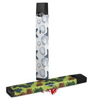 Skin Decal Wrap 2 Pack for Juul Vapes Starfish and Sea Shells White JUUL NOT INCLUDED