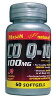 MASON NATURAL - Special - Q-10 CO-ENZYME 100MG SOFTGELS 60 per bottle (SINGLE BOTTLE)