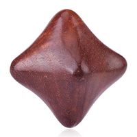 NAYWCXMY-LDL Body Gua Sha Massager Fragrant Wood Reflexology Massager Hexagonal Acupuncture Therapy Roller Hand Massager Tools (Color : Rosewood)