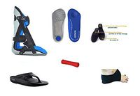 Ultimate Plantar Fasciitis Heel Pain Treatment Package (6 Products Included Day and Night Treatment) (Women 10)