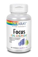 Solaray Focus for Children Supplements, 60 Count