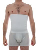 Underworks 12-Inch Belly Buster, Hernia Belt, Back Support with Hook n Eye Closure, 2X White