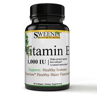 Vitamin E 1,000 IU A Natural Antioxidant, Helps Protect Against Free radicals Healthy Immune Function & Heart Health