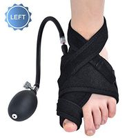 Bunion Corrector Splint Brace, Night Bunion Relief Protector Big Toe Straightener with Metal Splint Support and Adjustable Strap for Hallux Valgus, Hammer Toe, Bunion Surgery Pain Relief