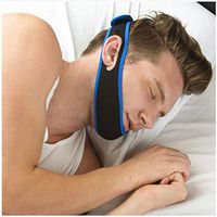 Stop Snoring Chin Strap - Anti Snore Solution for Good Mornings - Works Better Than Mouthpiece, Mouth Guards, Pillow, and other Devices - All Natural Remedy for Snorers - Reduce Snores and Improve