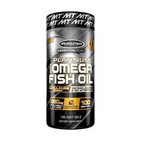 MuscleTech Omega 3 Fish Oil Supplement, Delivers 350mg Omega 3 fatty Acids, 180mg Epa & 120mg Dha, No Aftertaste, 100 Servings (100 Pills)