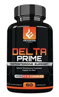 HexoFire Labs Delta Prime, Delta Prime Testosterone Production Support Capsules with Vitamin D Zinc & GT-5 Herbal Blend, 60 Capsules (30 Day Supply)