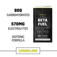 Science in Sport Beta Fuel, Endurance Energy Drink, Isotonic Sports Drink with 80g of Carbohydrates, Lemon & Lime - 12 Grab and Go Sachets