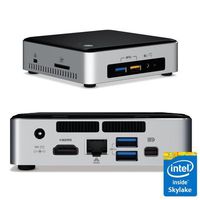 Intel Desktop/HTPC 6th Generation Intel Dual-Core i5 Upto 2.8GHz, 8GB DDR4, 120GB SSD M.2 SATA, Wifi, Bluetooth, 4K Capable, Dual Monitor Capable, Windows 10 Professional 64Bit