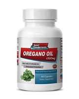 Antifungal - Oregano Oil (Wild Mediterranean) Extract 1500 - Wild Oregano Essential Oil - 1 Bottle 60 Capsules