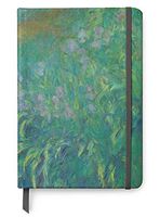 Claude Monet Art UV Printed on PU Leather A5 Bullet Dotted Journal Notebook