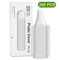 Ear Thermometer Probe Covers, CUH 200 Counts Refill Caps ens Filters for All Braun ThermoScan Models and Other Types of Digital Thermometers Disposable Covers(200 Counts)