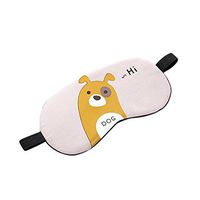 Eyes Sleep Masks,Lavany Cute Animal Shading Sleep Eye Masks for Sleeping, Travel, Shift Work, Naps,Sponge Cover Night Blindfold Eyeshade for Kids Adult Clearence (Dog)