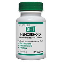Hemorrhoid Homeopathic Relief for Hemorrhoid Discomfort (100 Tablets)