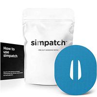 SIMPATCH – Dexcom G6 Adhesive Over Patch (25-Pack) (Blue)