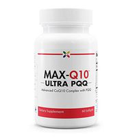 Stop Aging Now - MAX-Q10 Ultra CoQ10 with BioPQQ - Advanced CoQ10 Complex with Pyrroloquinoline Quinone (PQQ) - 60 Softgels