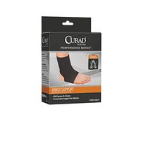 Curad Neoprene Pull-Over Ankle Support with Open Heel, Small