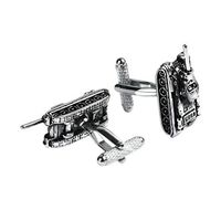 Brass Mens Cufflinks Unique Tank Shape Costume Fancy Cuff Links Jewelry Jewerly Trendy Accessory Styling Best Designs Style Designer Design Beauty Stylish