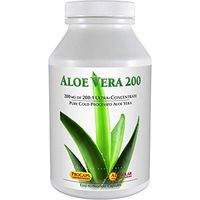 Andrew Lessman Aloe Vera 200-360 Capsules – Provides 200:1 Ultra-Concentrate of Aloe Vera, Soothing Support for Stomach and Digestive System, No Additives, Small Easy to Swallow Capsules