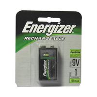Energizer NH22NBP Eveready Rechargeable NiMH Batteries, Size 9V