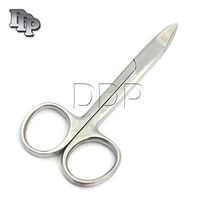 DDP Toe Nail Scissors Serrated 4.5'' Stainless Steel