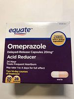Equate Acid Reducer Omeprazole Magnesium 20.6 mg, 28-Count