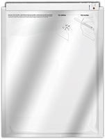 Large Child-Resistant Silver Plastic Zip Lock Opaque 9" x 12" Bags