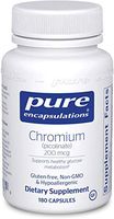 Pure Encapsulations - Chromium (Picolinate) 200 mcg - Hypoallergenic Support for Healthy Lipid and Glucose Metabolism - 180 Capsules