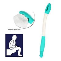 Toilet Aids Tools, Bottom Wiper Long Reach Comfort Wipe Self Toilet Helper Tissue Grip Self Wipe Aid Helper