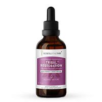 Secrets Of The Tribe - Tribal Restoration, Body Strength/Energy Restore, Herbal Supplement Blend Drops Alcohol Liquid Extract (4 fl oz)