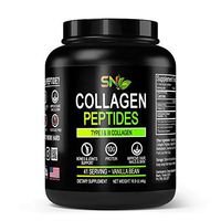 Collagen Peptides Powder (16.9 OZ) Gluten and Pesticide Free, Grass-Fed, Paleo Friendly, Non-GMO- Vanilla Flavored