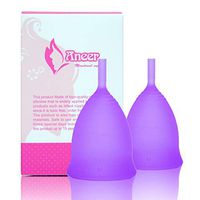 Menstrual Cups Reusable Small or Large Sizes Silicone Soft Cups Regular and Heavy Flow Tampon and Pad Alternative Protection Copa Menstrual Organic Cups Small