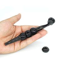 I Know You are Looking for a Portable Durable Detachable Long Rod Alloy Herbal Tube with 10 Stainless Steel mesh Filters and a Storage Bag (Black)