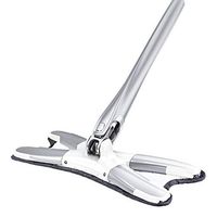 CCFCF Microfiber Free Hand-Washing Flat mop, mop Cloth Replacement Flat mop Manual Extrusion Household Cleaning Tool